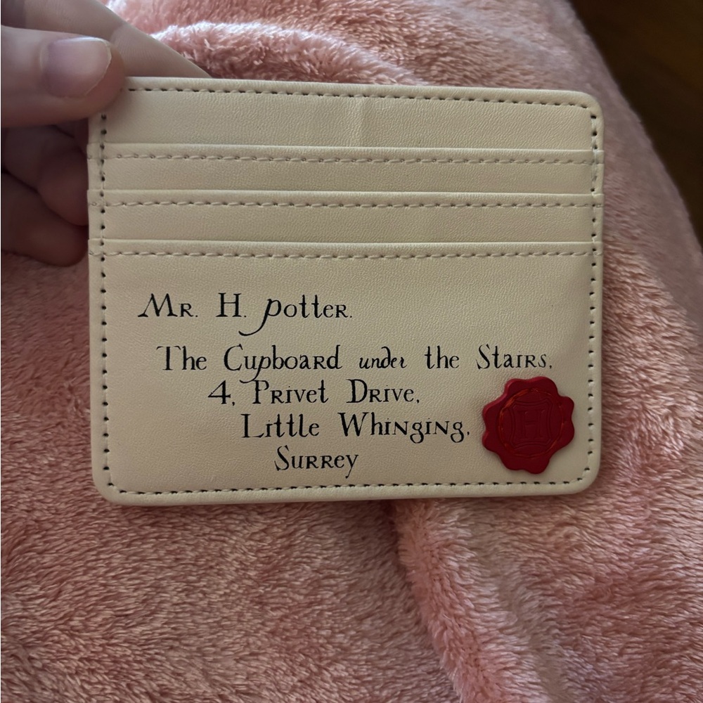Harry Potter Hogwarts Letter card holder